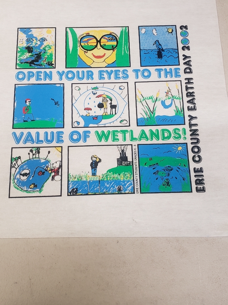 Screen printed brand merchandise