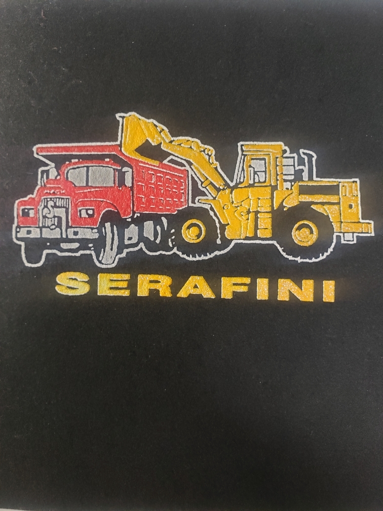 Multi-color screen print design