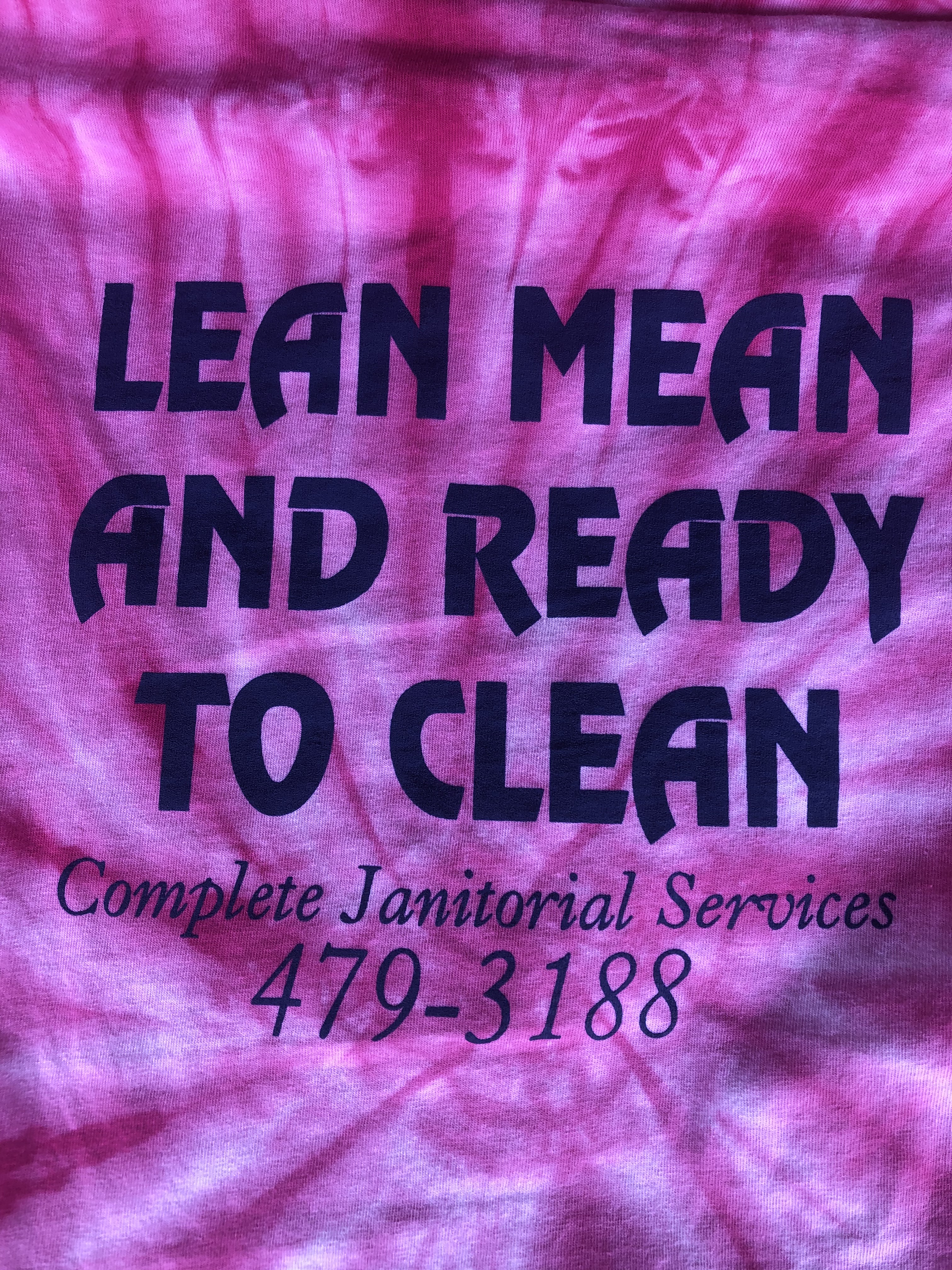 Back print corporate apparel